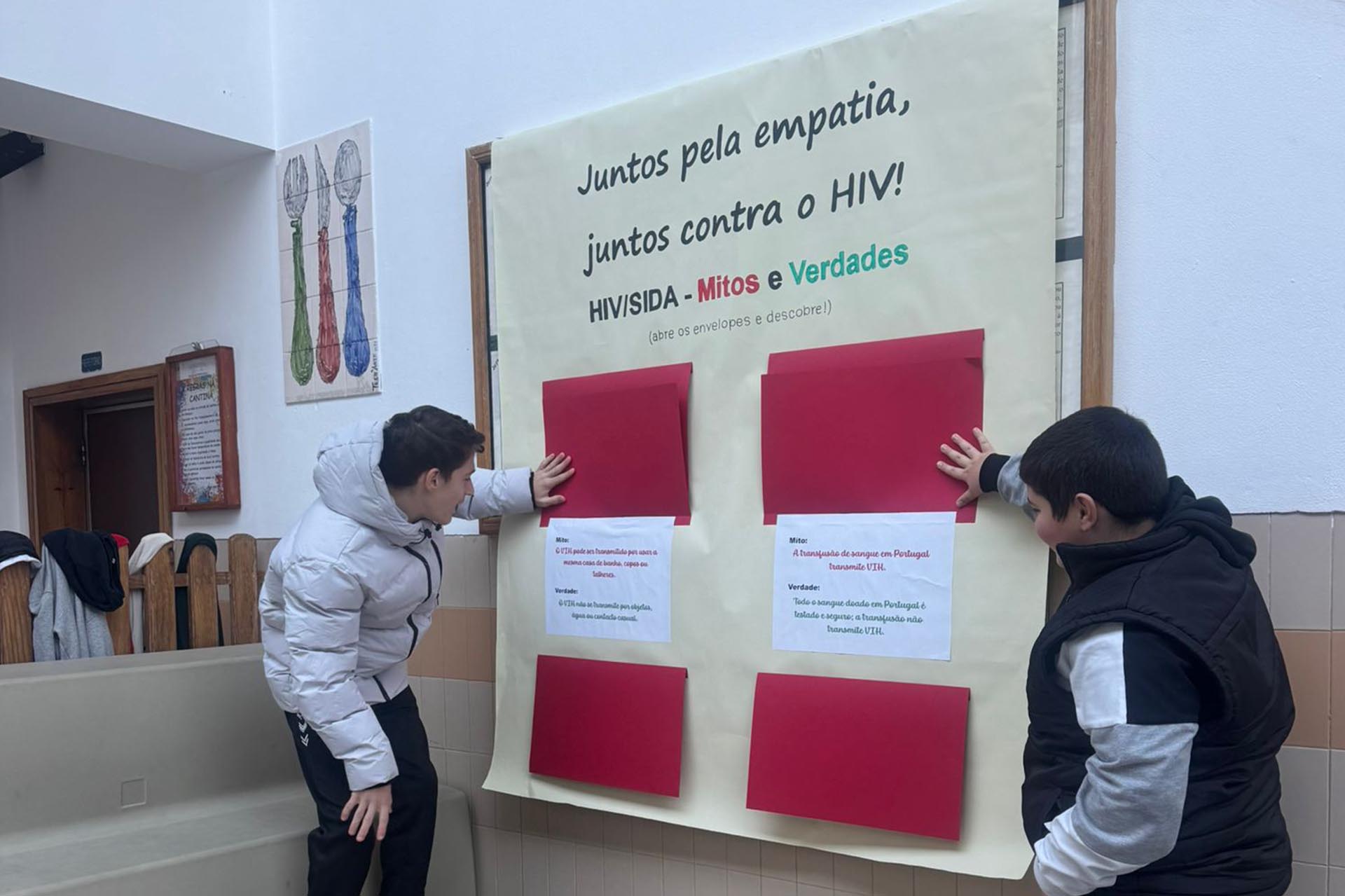 Dia Mundial da Luta Contra a SIDA assinalado na EB 2,3 de Souselo