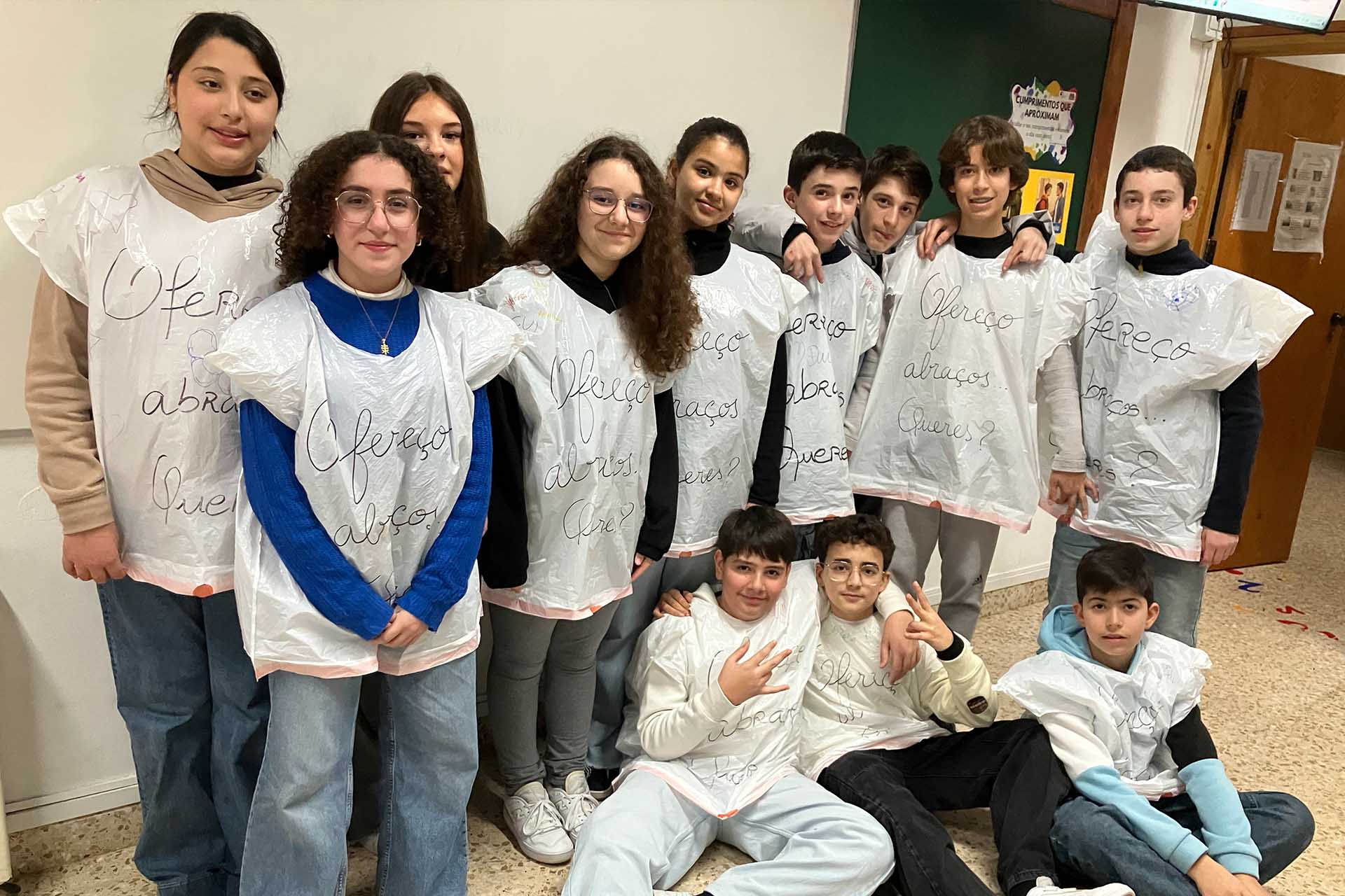 Semana dos Afetos encheu a escola de cor, alegria e partilha