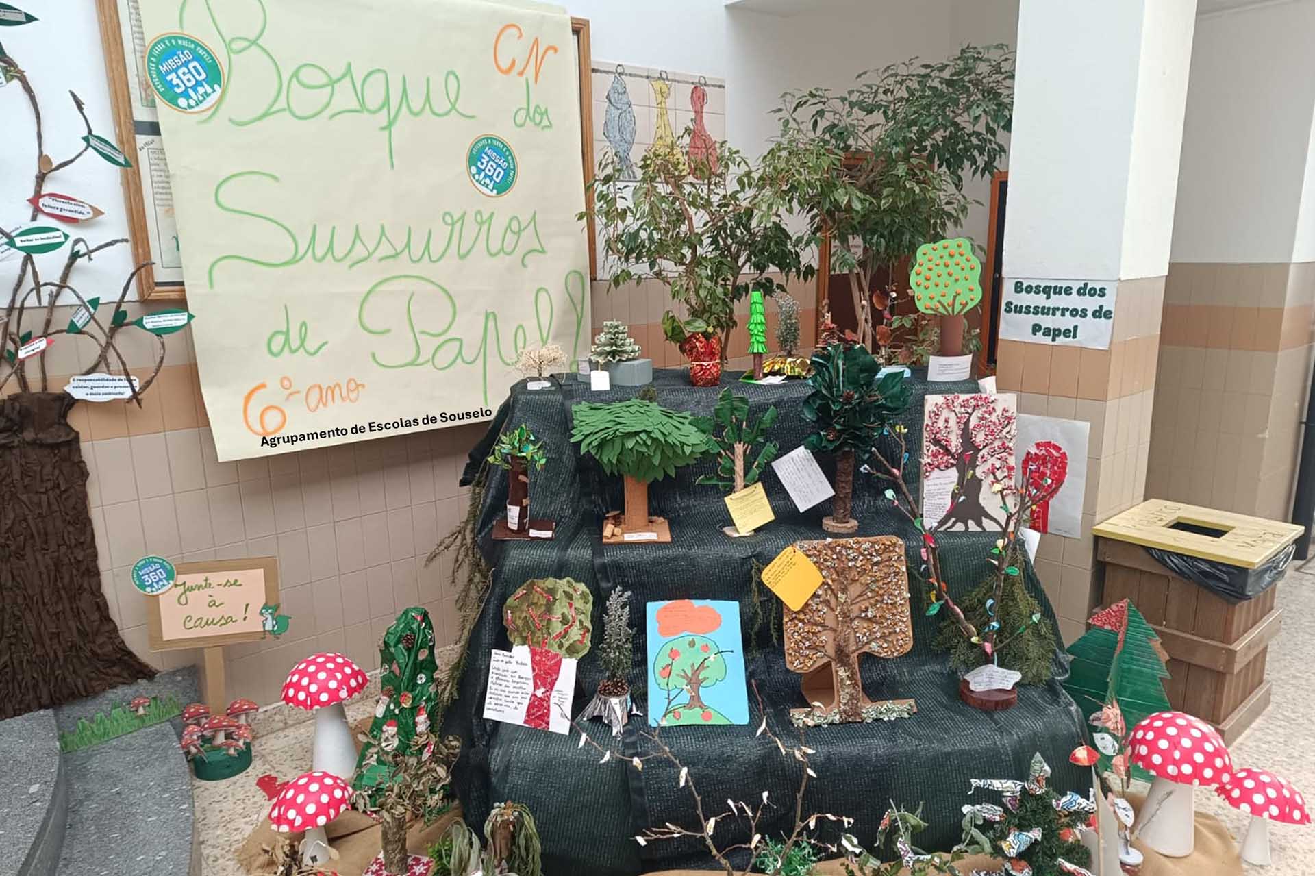 Mural “Bosque dos Sussurros de Papel” - Missão 360